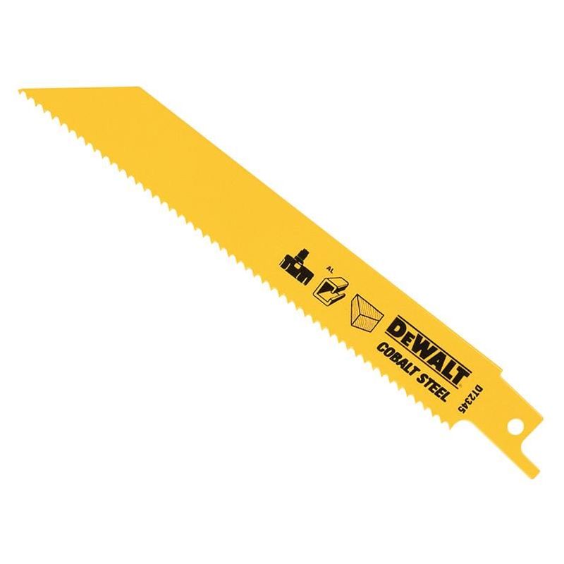 Dewalt Power Tools Bi-Metal General Purpose Reciprocating Blade 152mm x 10 TPI (Pack 5) DeWALT Power Tools - Dynamic Drive