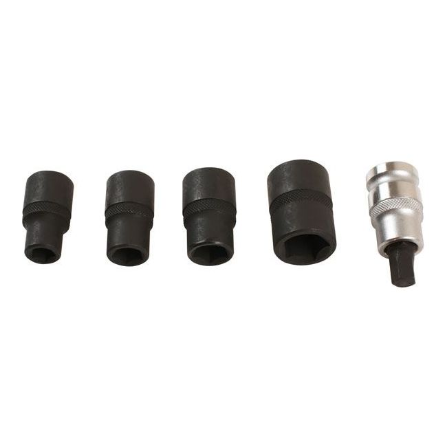 Laser Pentagon Socket & Bit Set 1/2"D 5pc 7811 Laser - Dynamic Drive