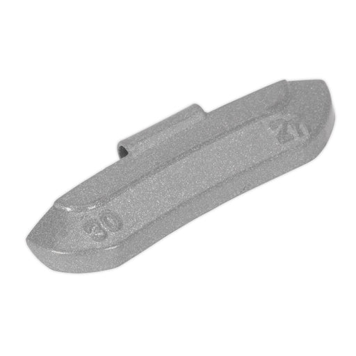Sealey Wheel Weight 30g Hammer-On Zinc for Steel Wheels Pack of 100 WWSH30 Sealey - Dynamic Drive