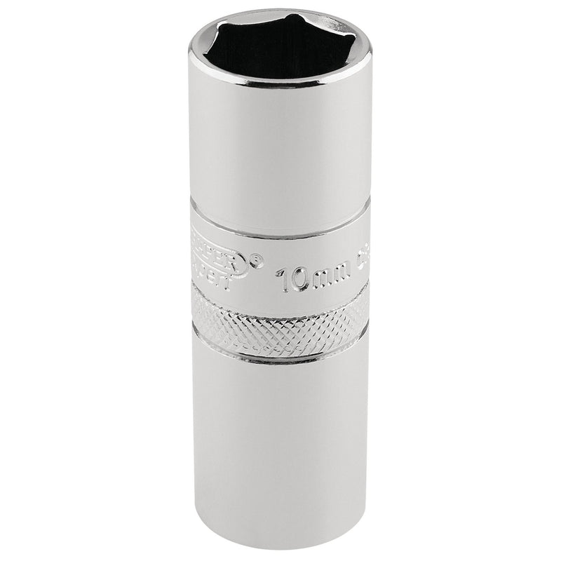 Draper 10mm Thread 6 Point Spark Plug Socket, 1/2" Sq. Dr., 16mm 16778 Draper - Dynamic Drive