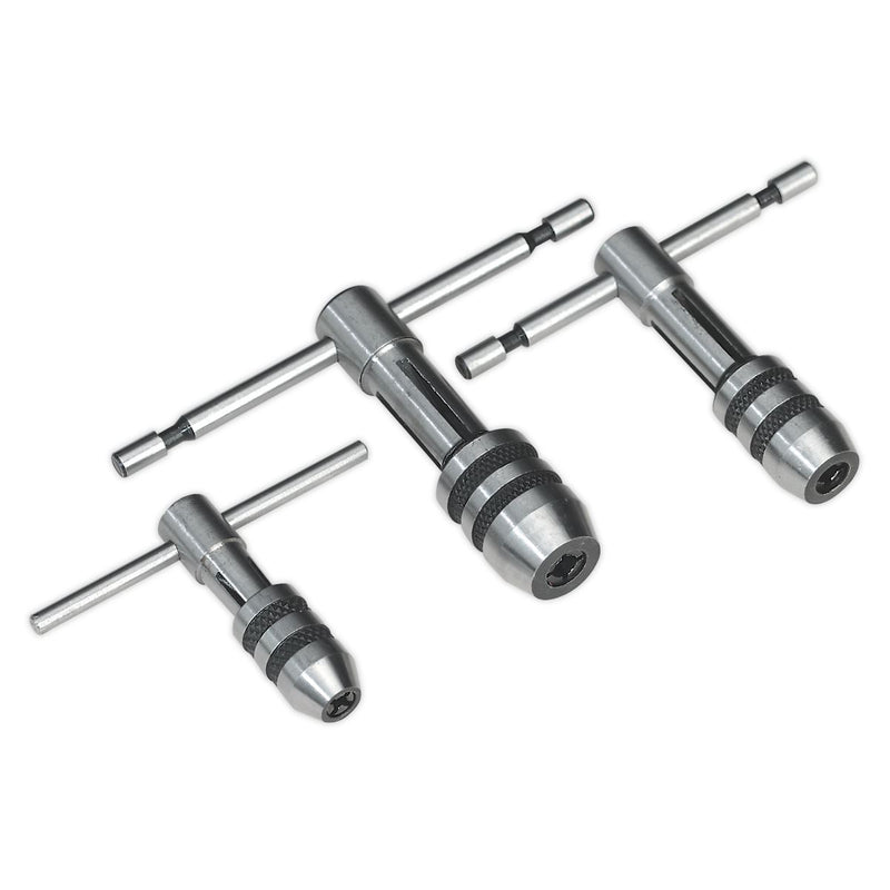 Sealey AK9799 3 Piece Tap Wrench T Handle Tap Wrench Set Sealey  - Dynamic Drive