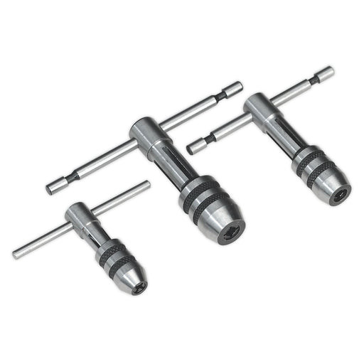Sealey T-Handle Tap Wrench Set 3pc AK9799 Sealey - Dynamic Drive