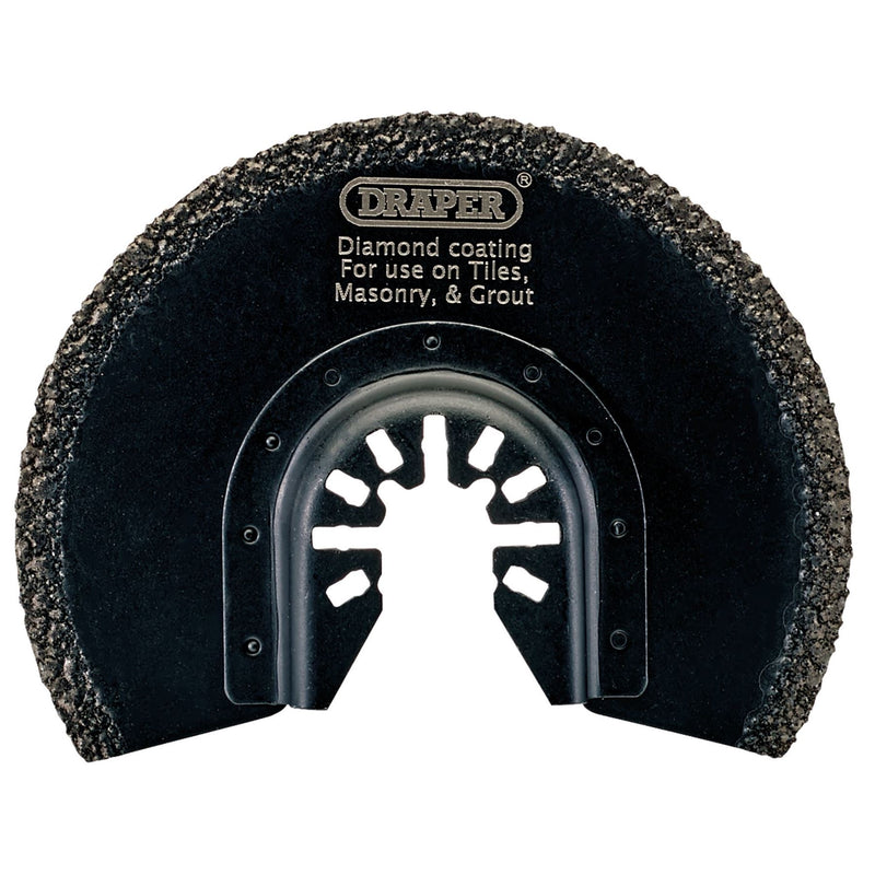 Draper Oscillating Multi-Tool Diamond Coated Cutting Blade, 88mm 70469 Draper - Dynamic Drive