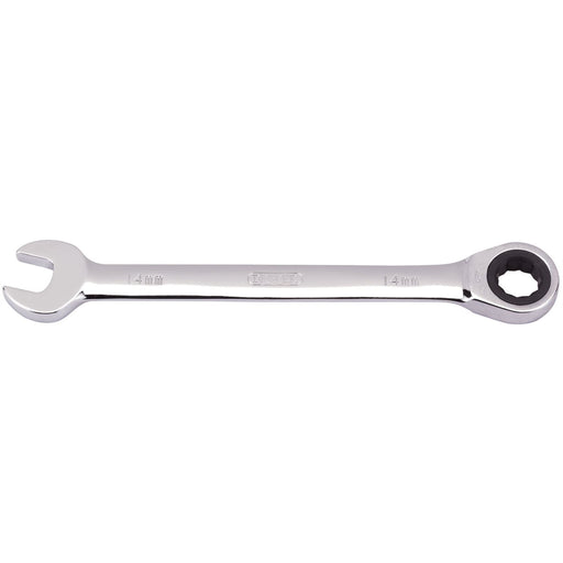 Draper Metric Ratcheting Combination Spanner, 14mm 31011 Draper - Dynamic Drive
