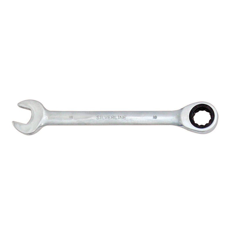 Silverline Fixed Head Ratchet Spanner Set 12pce 8 - 19mm Silverline - Dynamic Drive