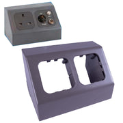 Angled Grey/Bronze* Pod For CBE & C-Line Switches & Sockets Caravan Motorhome Powerpart  - Dynamic Drive