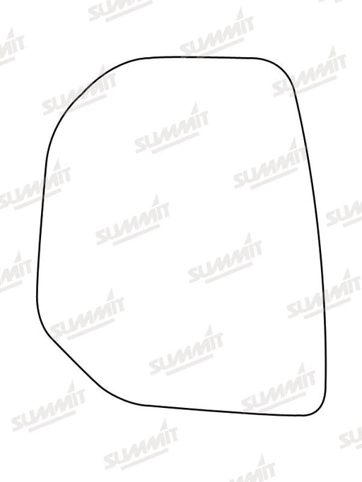 Summit Heated Base Plate With Commercial Mirror Glass fits Peugeot Partner, Citroen Berlingo LHS Summit - Dynamic Drive