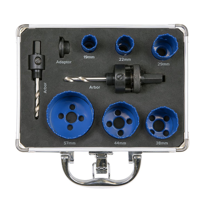 Sealey Hole Saw Kit 9pc Plumbers WSPHSK Sealey - Dynamic Drive