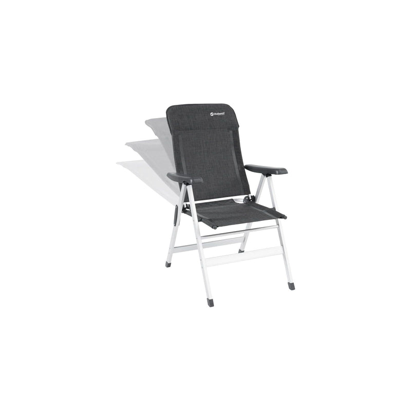 Outwell Ontario Adjustable Folding Camping Caravan Motorhome Chair Charcoal Outwell - Dynamic Drive