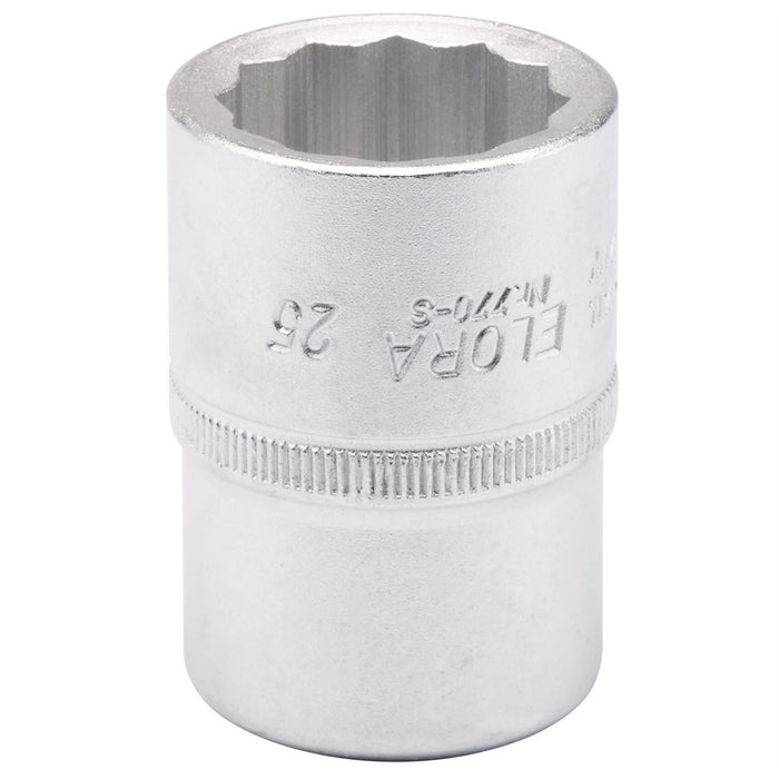 Draper Elora Bi-Hexagon Socket, 3/4" Sq. Dr., 25mm 00731 Draper - Dynamic Drive