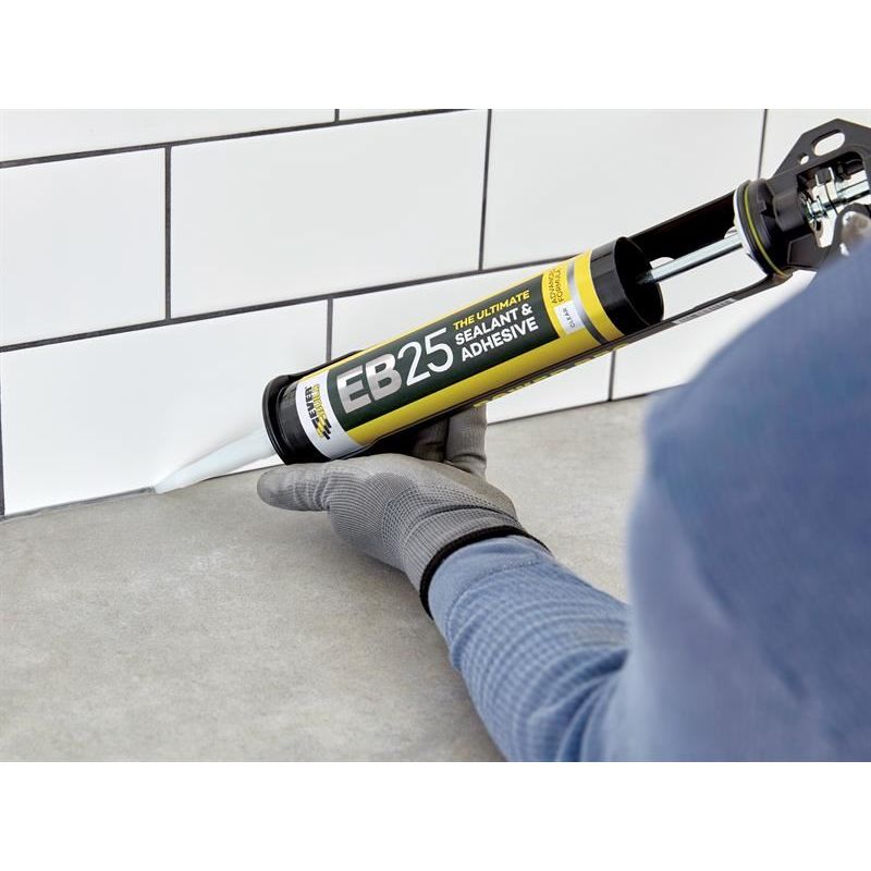 Everbuild Sika EB25 Hybrid Sealant Adhesive Clear 300ml Everbuild Sika - Dynamic Drive
