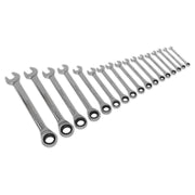 Sealey Combination Ratchet Spanner Set 17pc Metric S01156 Sealey - Dynamic Drive