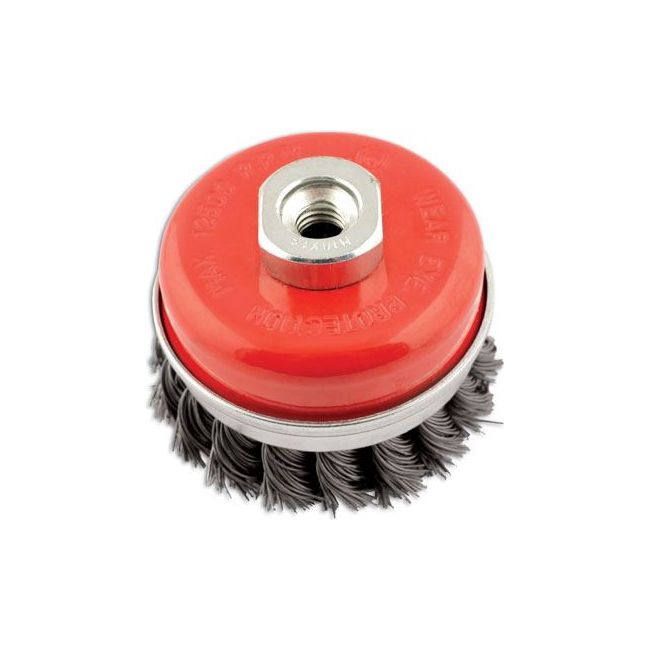 Connect Abracs Twist Knot Cup Brush 70mm x M10 1.5 Pitch 1pc 32129 Tool Connection - Dynamic Drive