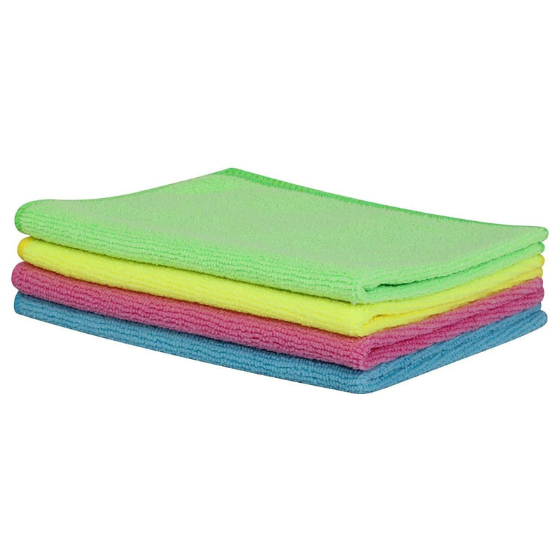 24 x Large Microfibre Cloths Car Cleaning Valeting Waxing Detailing Polishing Simply  - Dynamic Drive