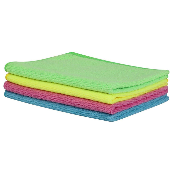 24 x Large Microfibre Cloths Car Cleaning Valeting Waxing Detailing Polishing Simply  - Dynamic Drive