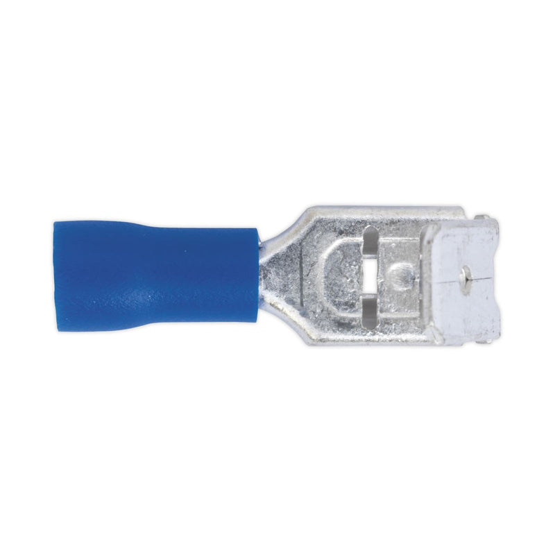 Sealey Piggy-Back Terminal 6.3mm Blue Pack of 100 BT17 Sealey - Dynamic Drive