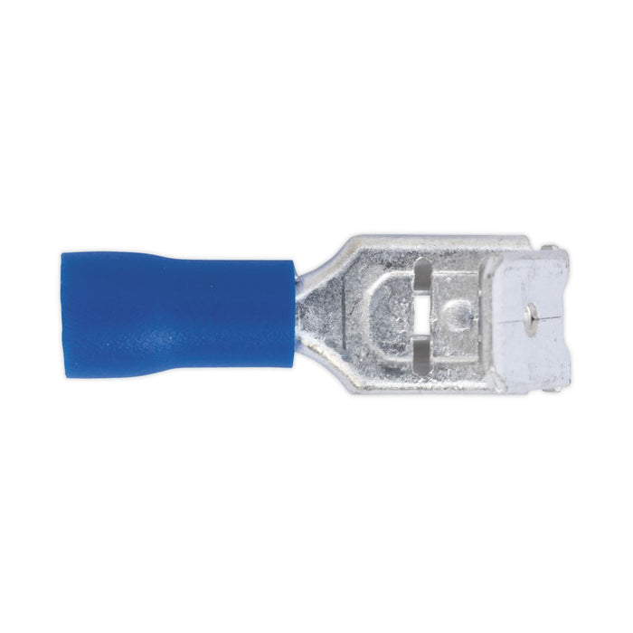 Sealey Piggy-Back Terminal 6.3mm Blue Pack of 100 BT17 Sealey - Dynamic Drive