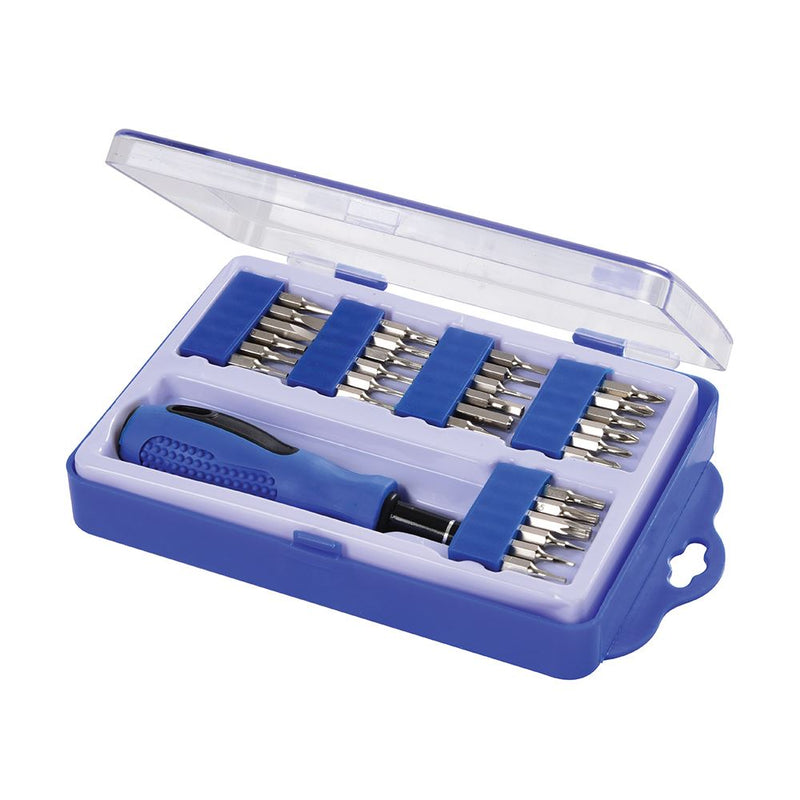 Silverline Precision Screwdriver Bit Set 31pce 31pce Silverline - Dynamic Drive