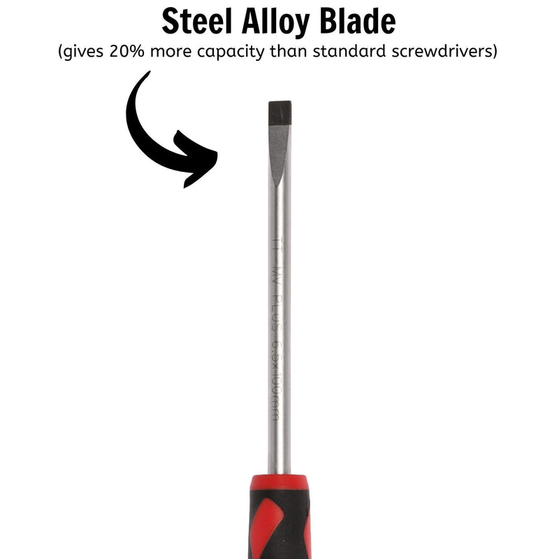 Teng Tools Flat Screwdriver 1.2 x 6.5 x 100mm M Teng Tools - Dynamic Drive