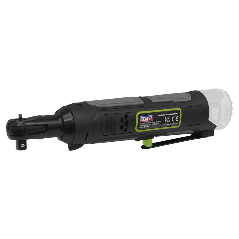 2 x SV10.8 Series Cordless Impact Wrench & Ratchet Wrench Kit 10.8V 2 Batteries Sealey - Dynamic Drive