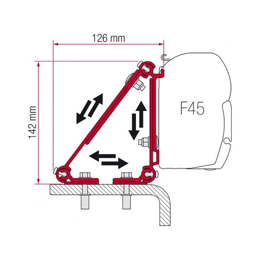Fiamma Multi Adaptor Kit for RV Awnings Fiamma - Dynamic Drive