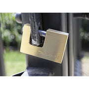 Sealey Brass Body Shutter Padlock 60mm Sealey - Dynamic Drive