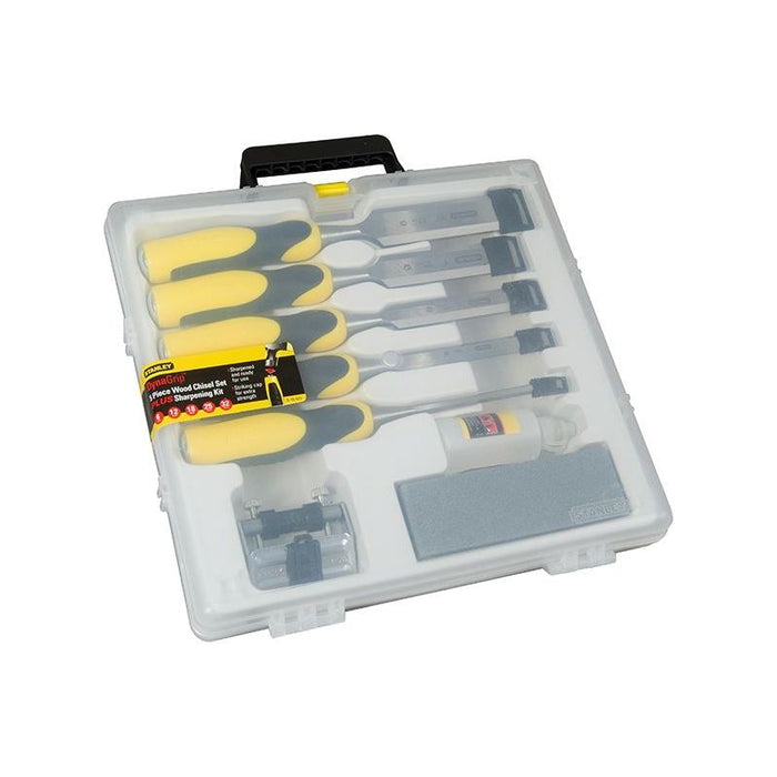Stanley® Hand Tools DYNAGRIP™ Chisel with Strike Cap Set, 5 Piece + Accessories STANLEY® Hand Tools - Dynamic Drive