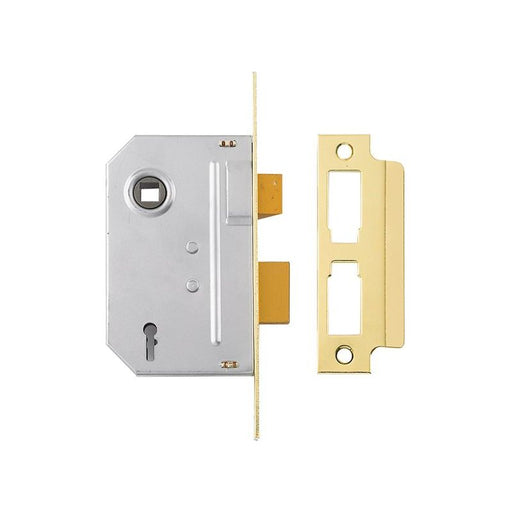 Yale Locks PM246 Internal 2 Lever Mortice Sashlock Polished Brass 67mm 2.5in Yale Locks - Dynamic Drive