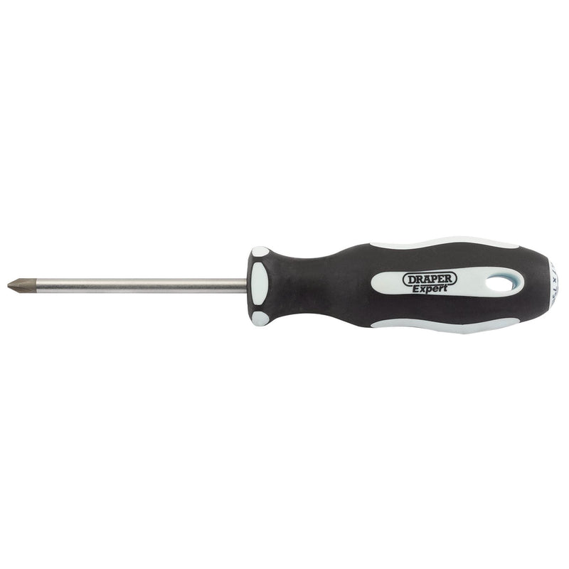 Draper Cross Slot Soft Grip Screwdriver, No.1 x 75mm 34990 Draper - Dynamic Drive