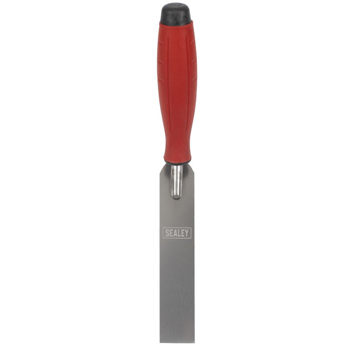 Sealey Stainless Steel Finishing Trowel with Rubber Handle 30 x 160mm T1740 Sealey - Dynamic Drive
