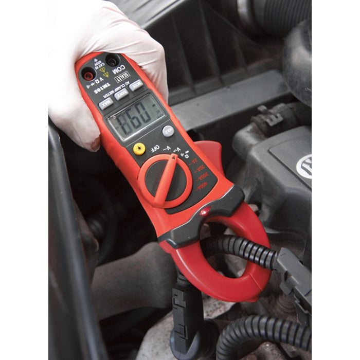 Sealey Professional Auto-Ranging Digital Clamp Meter NCVD 6-Function TM105 Sealey - Dynamic Drive