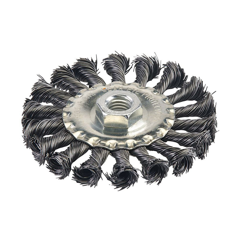 Silverline Steel Twist-Knot Wheel 100mm Silverline - Dynamic Drive