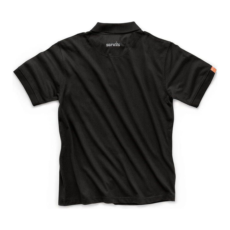 Scruffs Eco Worker Polo Black M Scruffs - Dynamic Drive