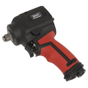 Sealey Air Impact Wrench 1/2"Sq Drive Stubby Twin Hammer SA6002S Sealey - Dynamic Drive
