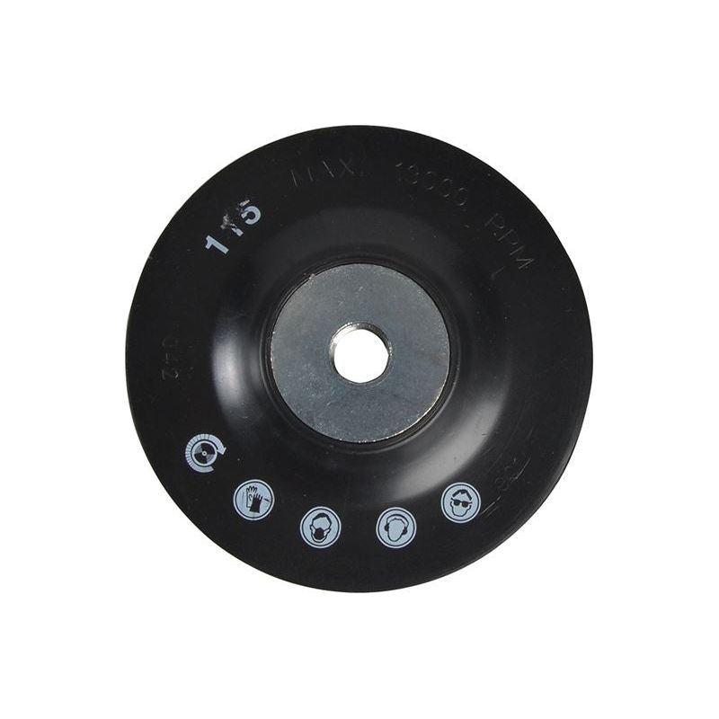 Flexovit Backing Pad For Fibre & Semi Flexible Discs 115 x 22mm Flexovit - Dynamic Drive