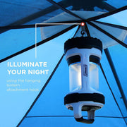 Coleman Cortes Octagon 8 Person Dome Glamping Yurt Camping Family Tent Blue Coleman - Dynamic Drive