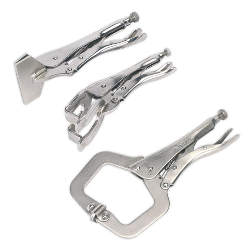 Sealey Premier C-Clamp & Welding Clamp Set 3pc AK67 Sealey - Dynamic Drive