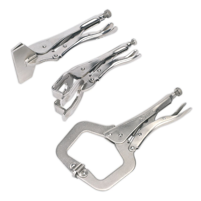 Sealey Premier C-Clamp & Welding Clamp Set 3pc AK67 Sealey - Dynamic Drive