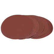 Draper Hook and Loop Aluminium Oxide Sanding Discs, 180mm, 80 Grit (Pack of 5) Draper - Dynamic Drive