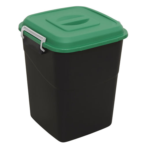 Sealey Refuse/Storage Bin 50L Green BM50G Sealey - Dynamic Drive