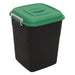 Sealey Refuse/Storage Bin 50L Green BM50G Sealey - Dynamic Drive