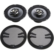 ICE 6.5" Coaxial 220 Watt Power Speakers 88dB Sensitivity 20-85KHz Sub Zero Sub-Zero  - Dynamic Drive
