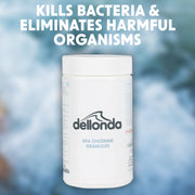 Dellonda Chlorine Granules for Hot Tubs/Spas & Swimming Pools 1kg DL50 Dellonda - Dynamic Drive