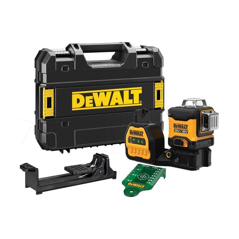 Dewalt Power Tools DCE089 NG18 3 x 360° Green Multi-Line Laser 12/18V Bare Unit DeWALT Power Tools - Dynamic Drive