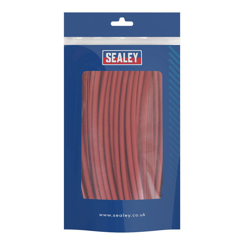 Sealey Heat Shrink Tubing 200mm 100pc - Red HST200R Sealey  - Dynamic Drive