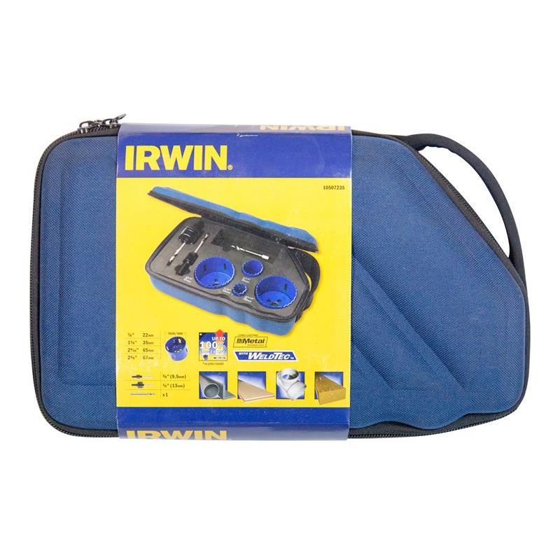 Irwin® 400 SE Bi-Metal High Speed Holesaw Set, 7 Piece IRWIN® - Dynamic Drive