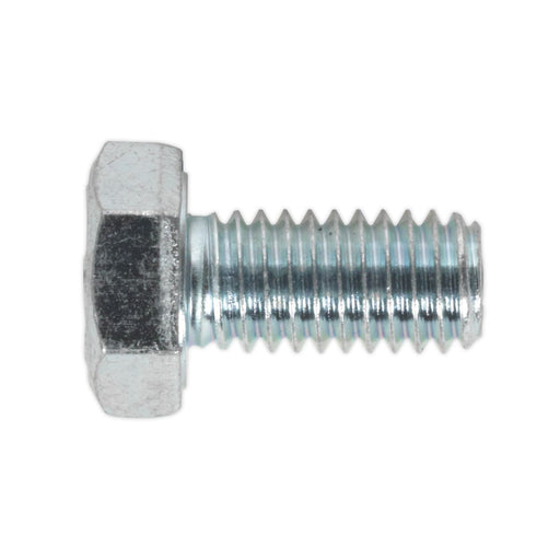 Sealey HT Setscrew M6 x 12mm 8.8 Zinc DIN 933 Pack of 50 SS612 Sealey  - Dynamic Drive