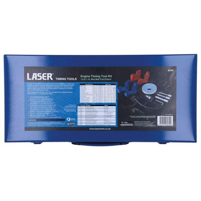 Laser Engine Timing Tool Kit - for 1.0 & 1.1L Wet Belt ford Petrol 8239 Laser - Dynamic Drive