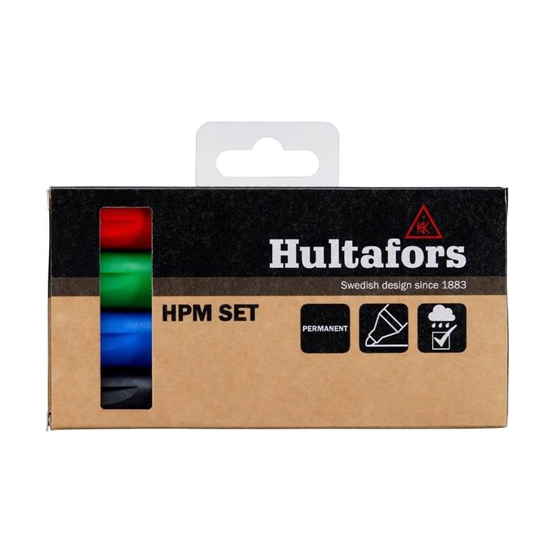 Hultafors HPM Permanent Marker Set, 4 Piece Hultafors - Dynamic Drive
