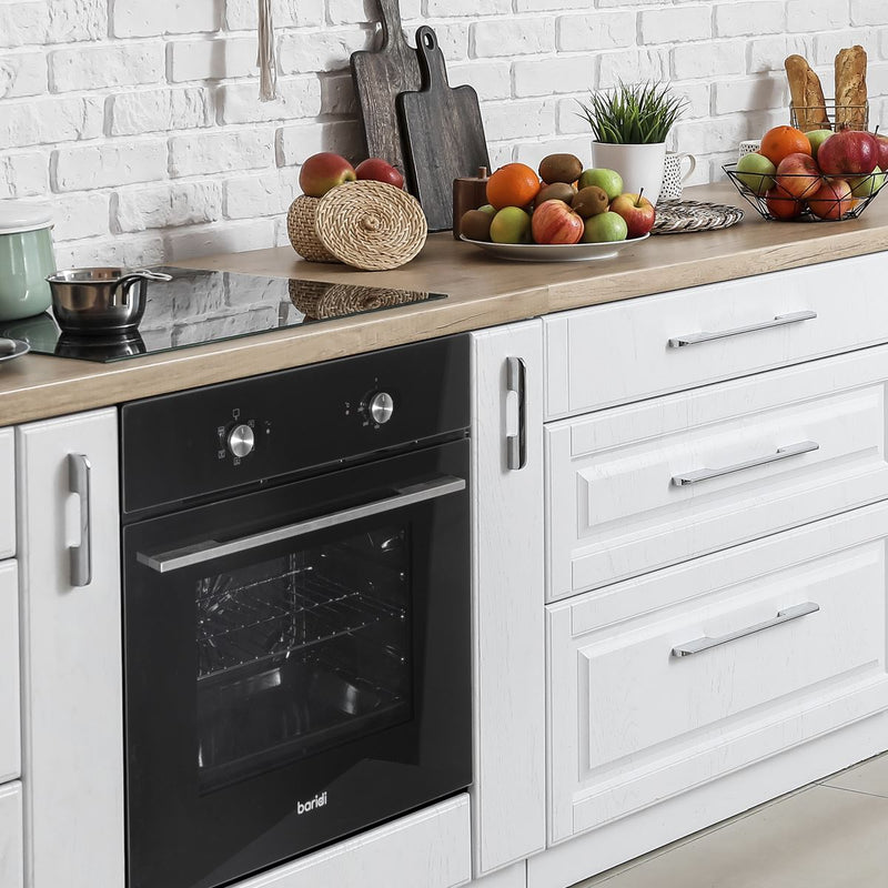 Baridi Integrated Fan-Assisted Electric Oven 60cm 55L Capacity - Black Baridi - Dynamic Drive